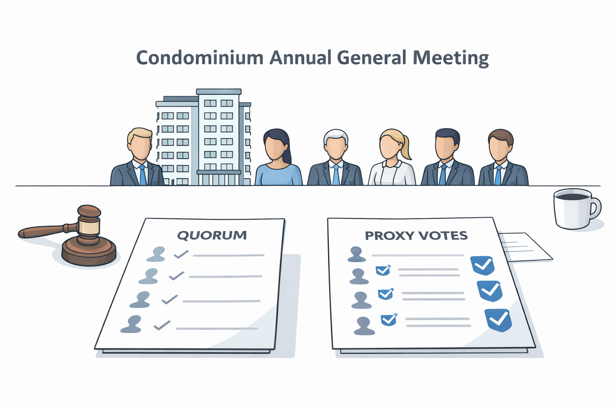 Condo quorum requirements in Ontario for AGM meetings and proxy voting