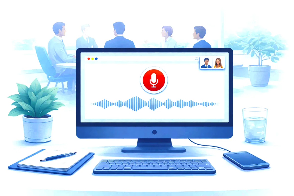Desktop recording app